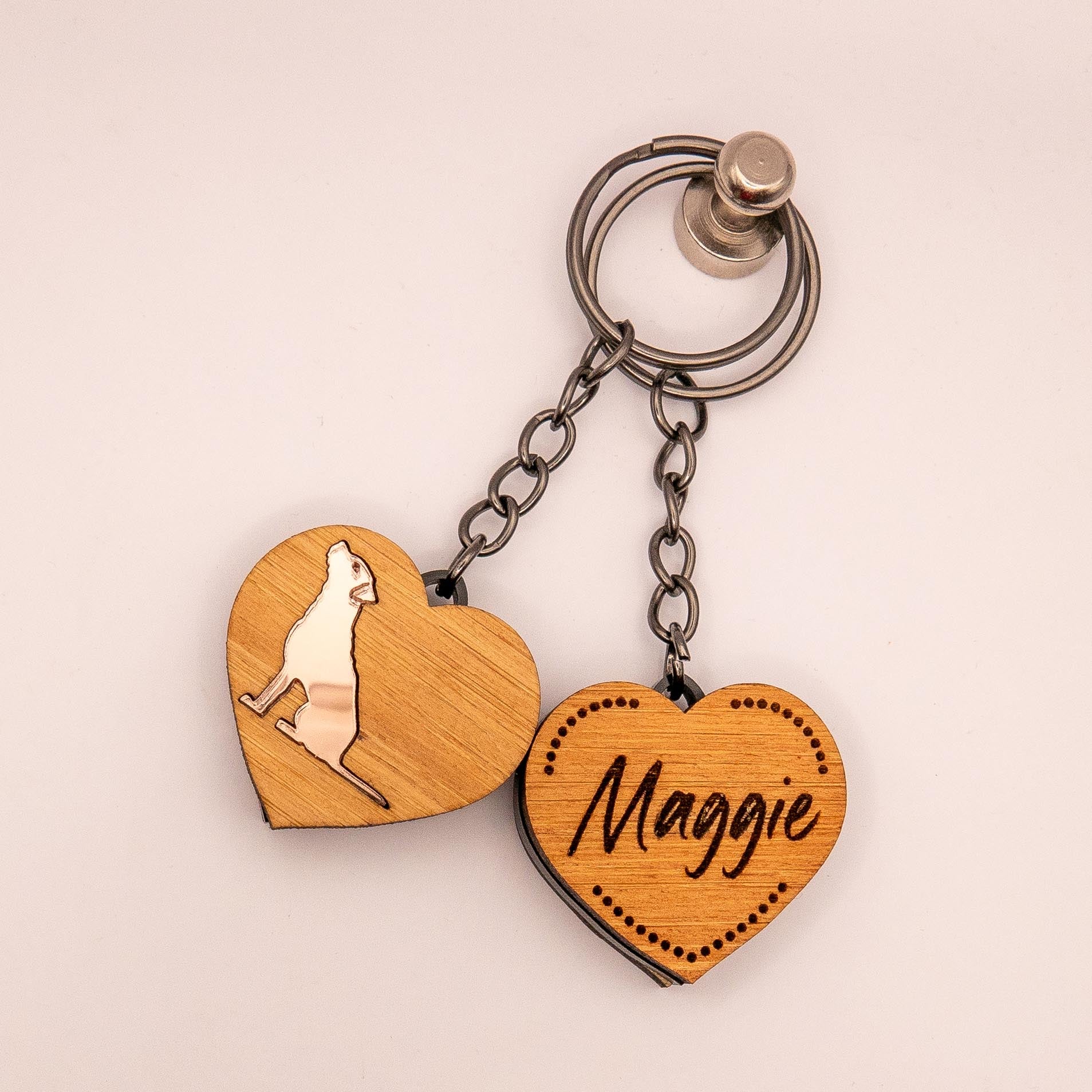 Border Terrier keyring personalised - Make It Custom Design