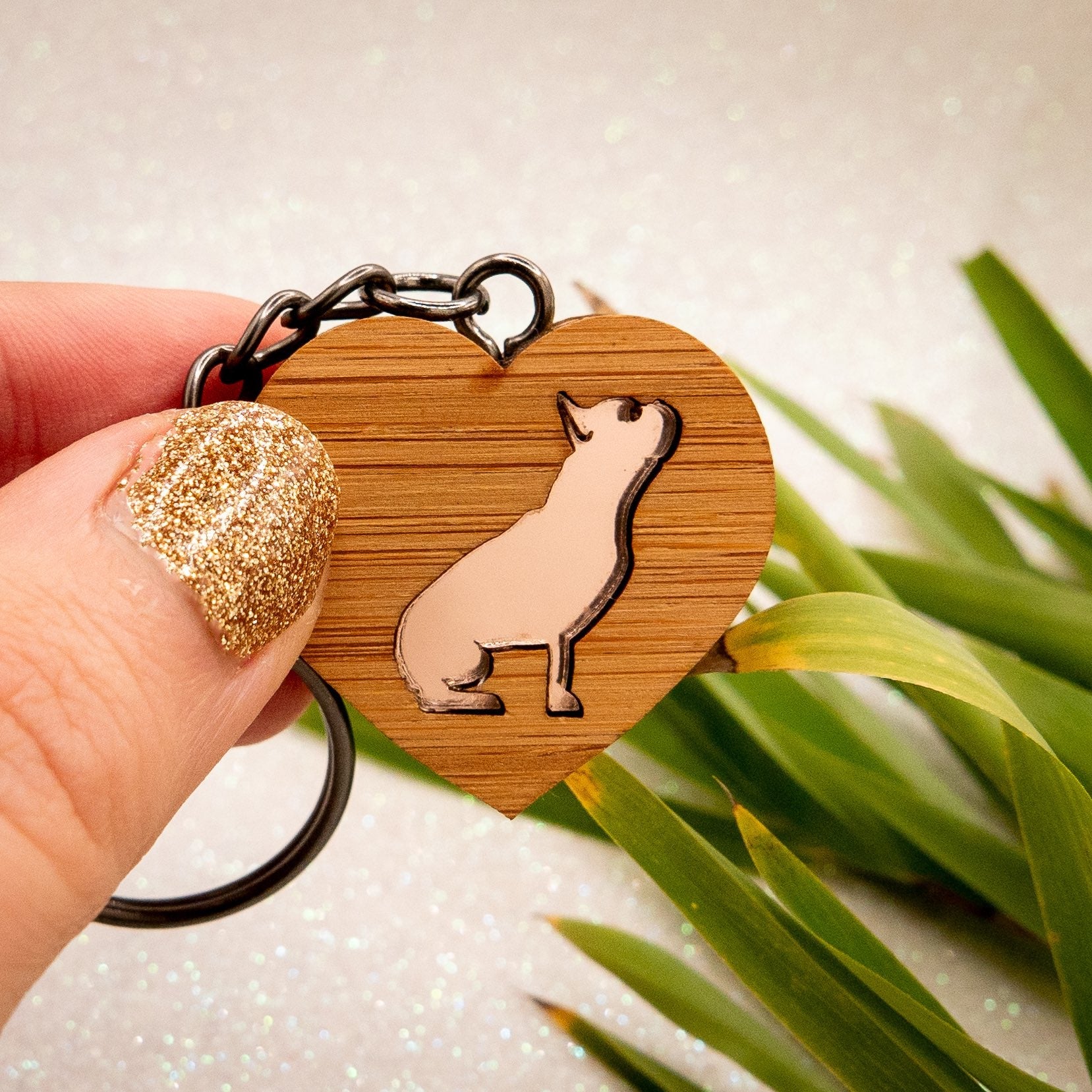 French Bulldog keyring personalised - Make It Custom Design