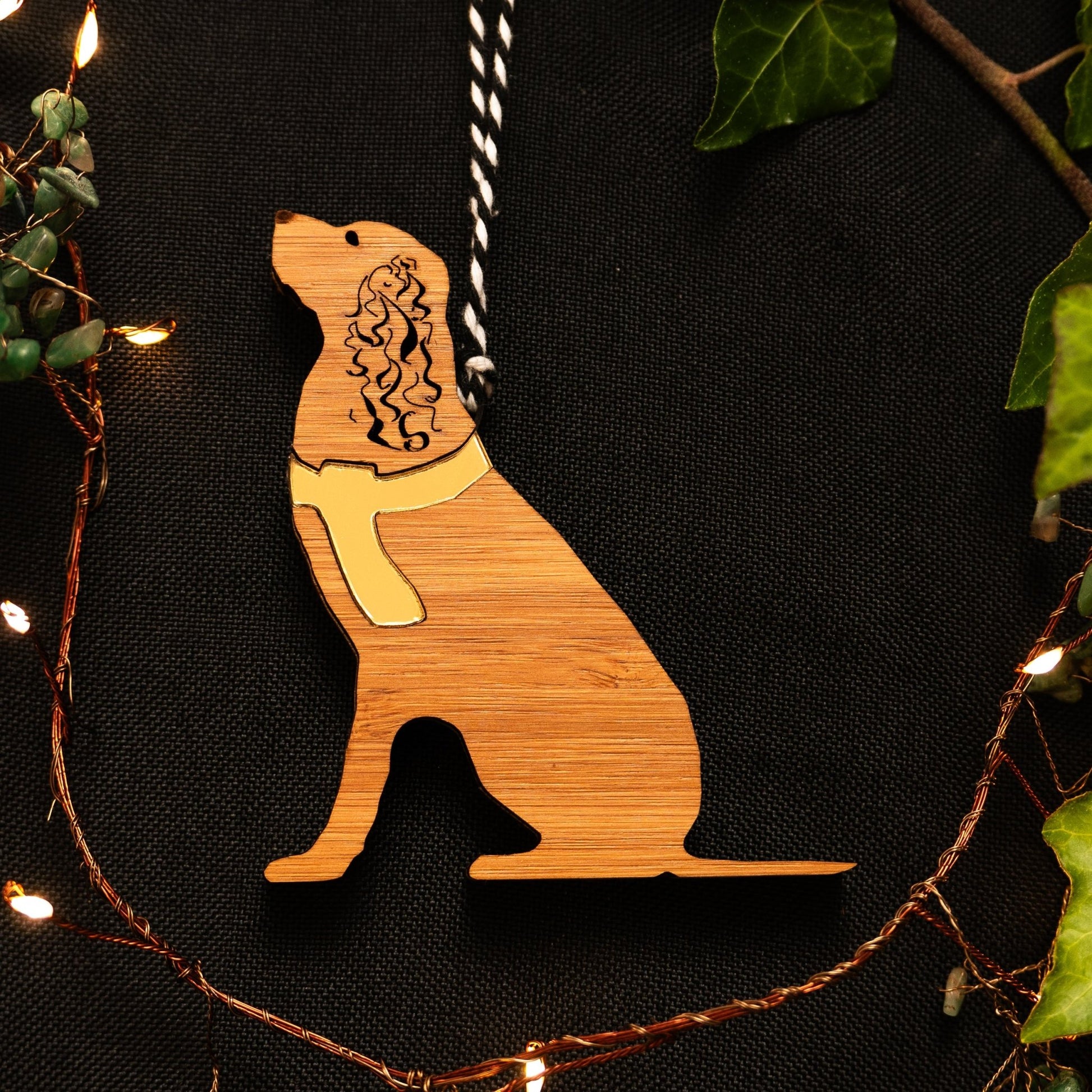 Spaniel Hanging Decoration personalised - Make It Custom Design